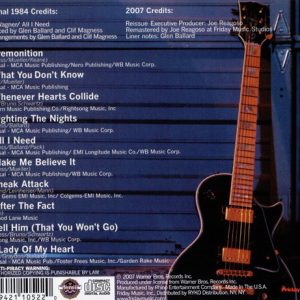 Jack Wagner – All I Need Cd