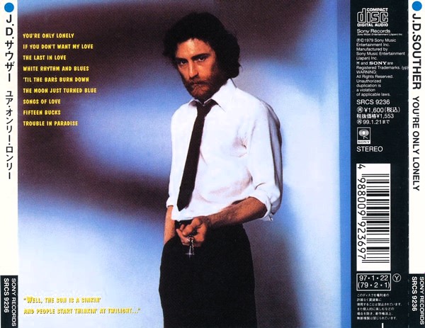 J.D. Souther – You're Only Lonely Cd Japonés
