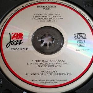 Jean-Luc Ponty – Fables Cd
