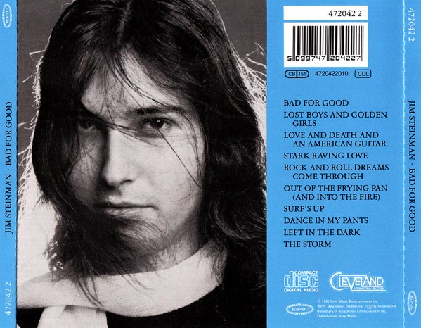 Jim Steinman – Bad For Good Cd