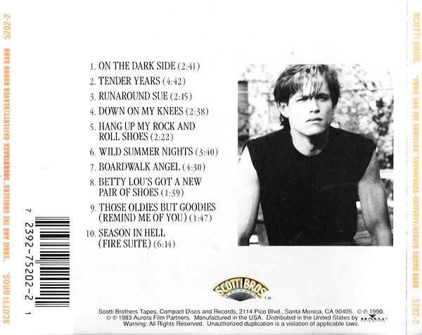 john cafferty trasera John Cafferty And The Beaver Brown Band – Eddie And The Cruisers (Original Motion Picture Soundtrack) Cd