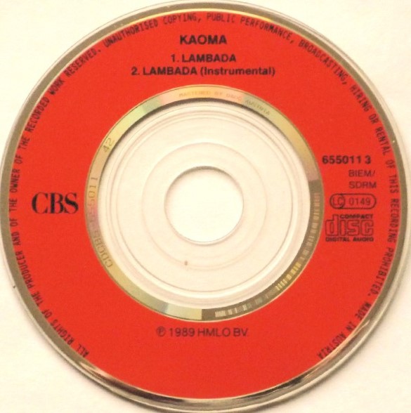 kaoma single cd Kaoma – Lambada Cd Mini Single