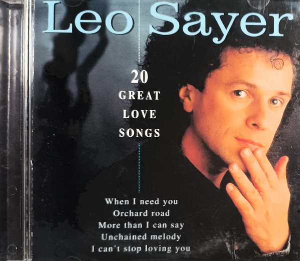 leo sayer 20 great frontal Leo Sayer – 20 Great Love Songs Cd