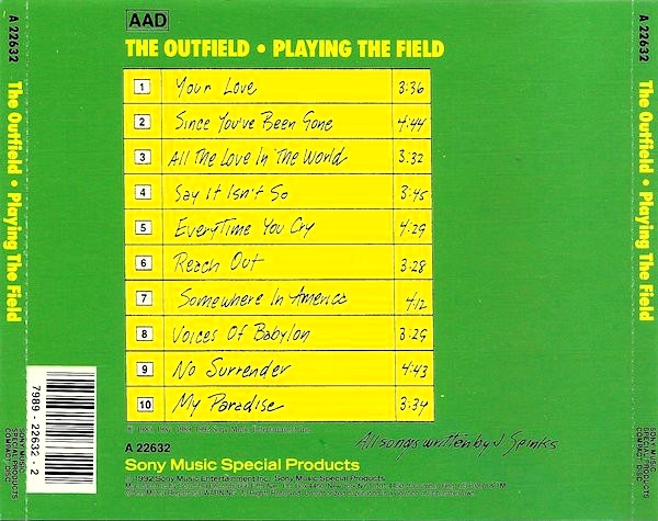 The Outfield – Playing The Field Cd