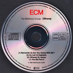 Pat Metheny Group – Offramp Cd