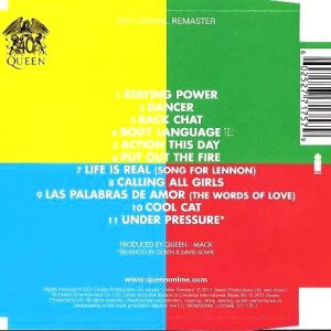 Queen – Hot Space Cd