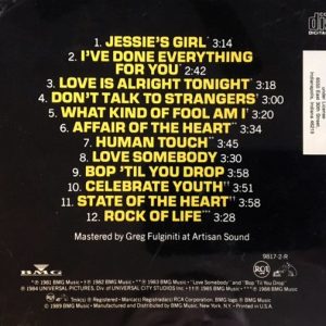 Rick Springfield – Greatest Hits Cd