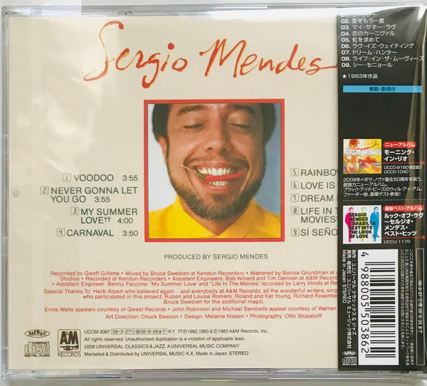 Sergio Mendes – Sergio Mendes Cd Japonés