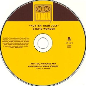 Stevie Wonder – Hotter Than July Cd