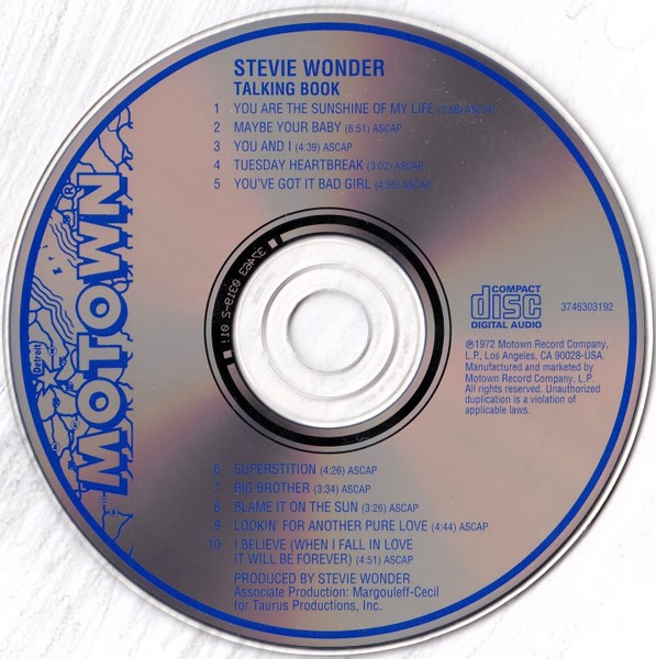 stevie wonder talking usa cd Stevie Wonder – Talking Book Cd