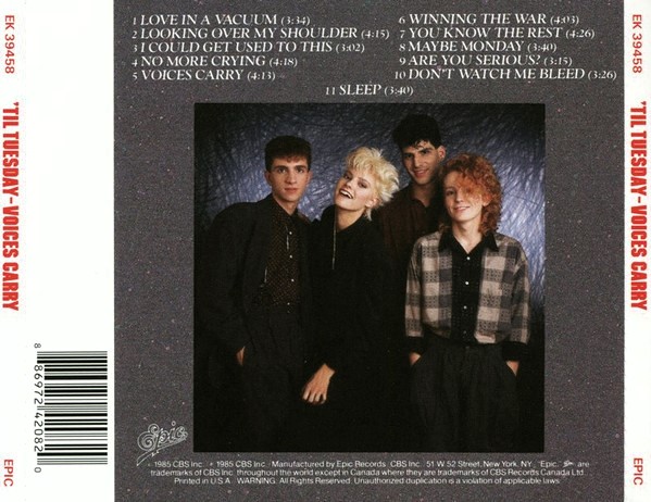 Til Tuesday – Voices Carry Cd