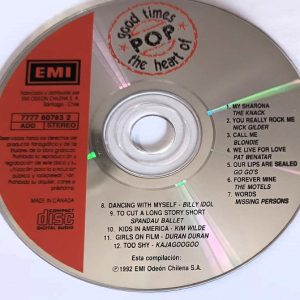 Good Times The Heart Of Pop 80s Cd (Varios Artistas)