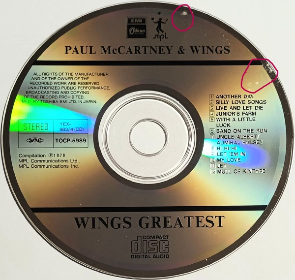 wings greatest cd Wings – Greatest Cd Japonés