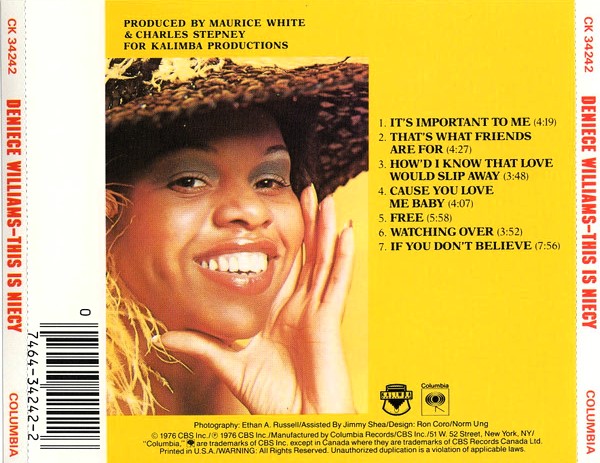 deniece trasera Deniece Williams – This Is Niecy Cd