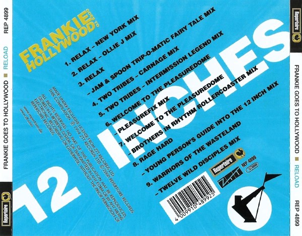 frankie 12 inch trasera Frankie Goes To Hollywood – Reload! Frankie: The Whole 12 Inches Cd