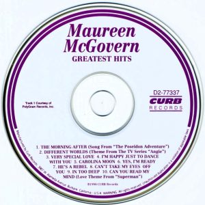 Maureen McGovern – Greatest Hits Cd