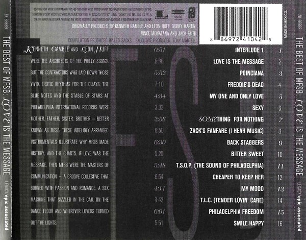 MFSB – Love Is The Message: The Best Of Cd