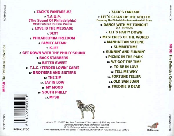 MFSB – The Definitive Collection Cd