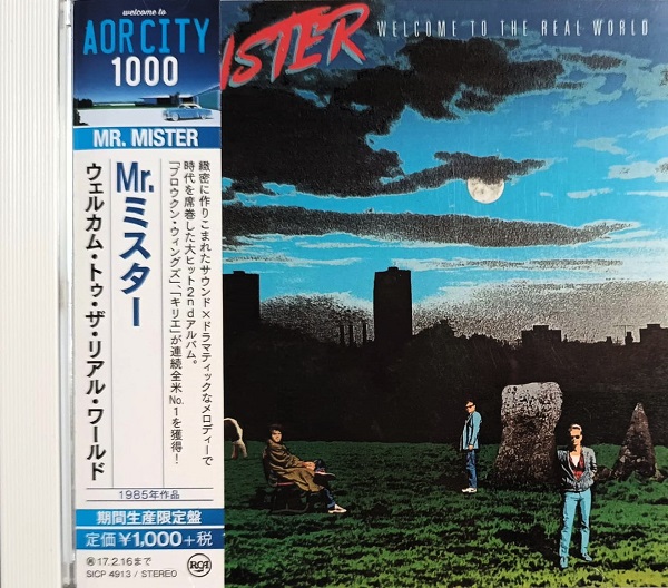 mr mister frontal Mr. Mister – Welcome To The Real World Cd Japonés (Bonus Tracks)