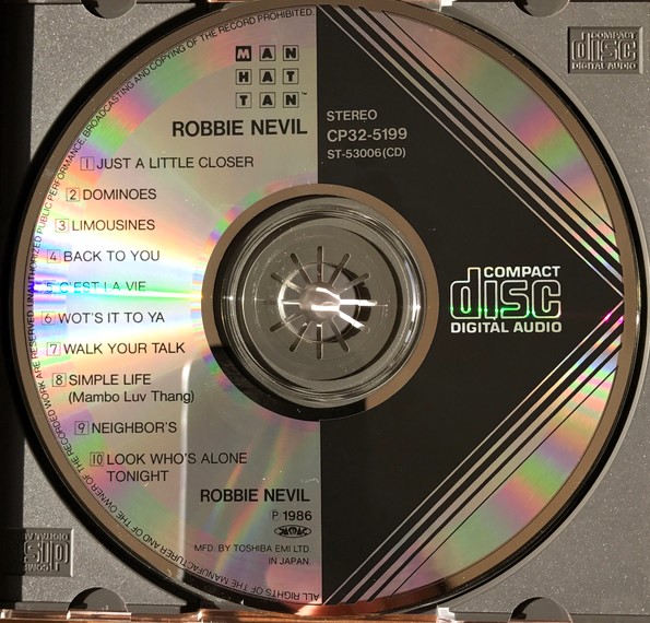 robbie nevil cd Robbie Nevil – Robbie Nevil Cd Japonés