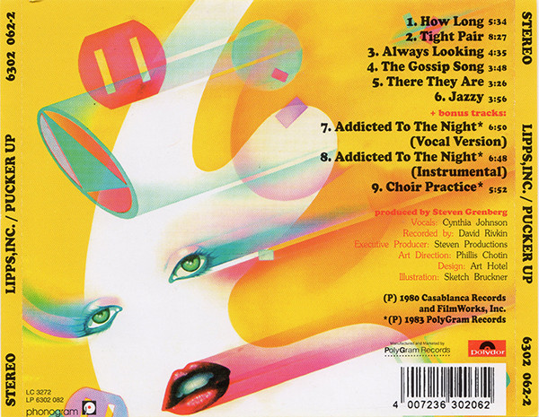 Lipps, Inc. – Pucker Up Cd (Bonus Tracks)