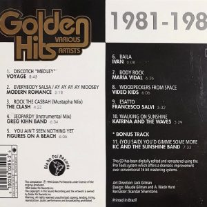 Golden Hits 1981 / 1989 - Varios Artistas Cd (12" Extended Versions)