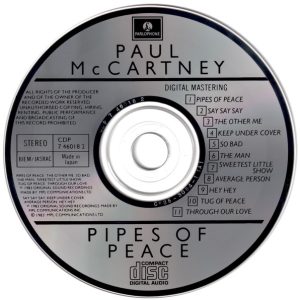 Paul McCartney – Pipes Of Peace Cd Japonés (Edición 1984)