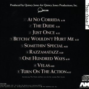 Quincy Jones – The Dude Cd (Usa)