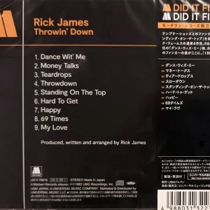 Rick James – Throwin' Down Cd Japonés