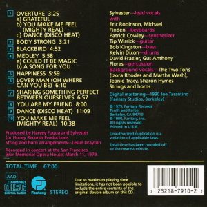 Sylvester – Living Proof Cd (En Vivo 1979)