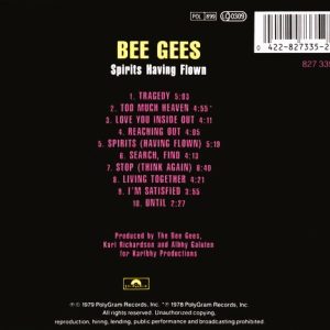 Bee Gees – Spirits Having Flown Cd