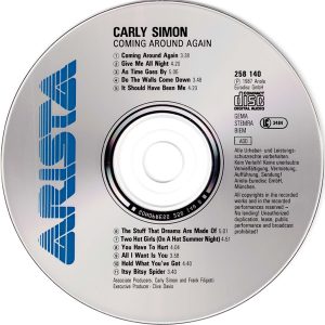 Carly Simon – Coming Around Again Cd