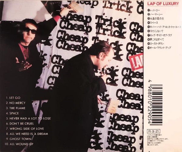 Cheap Trick – Lap Of Luxury Cd Japonés