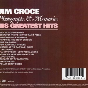 Jim Croce – Photographs & Memories: His Greatest Hits Cd