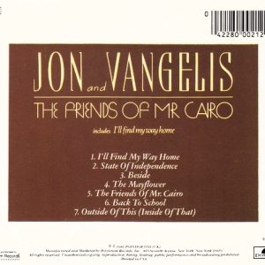 Jon And Vangelis – The Friends Of Mr Cairo Cd
