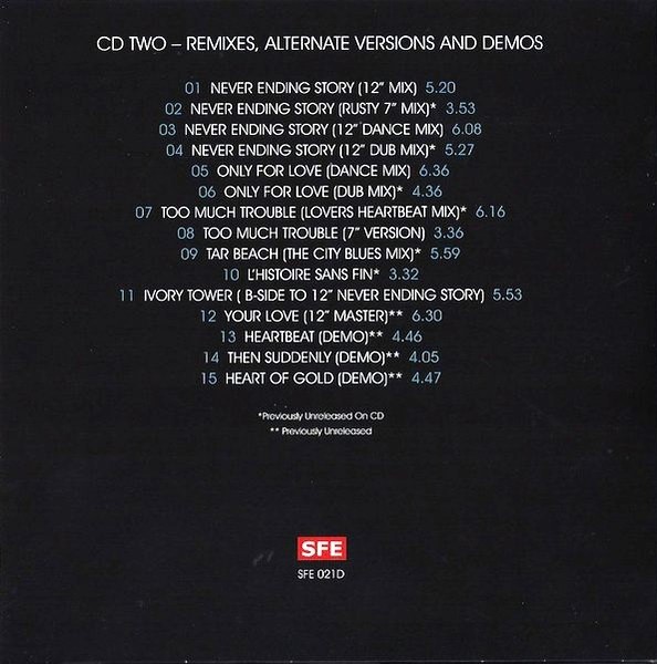 limahl trasera 2 Limahl – Don't Suppose Cd Digipack (Bonus Tracks - 12")