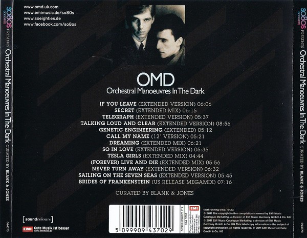 orchestral manoeuvres in the dark so8os trasera Orchestral Manoeuvres In The Dark OMD – so8os Cd (12" & Extended)