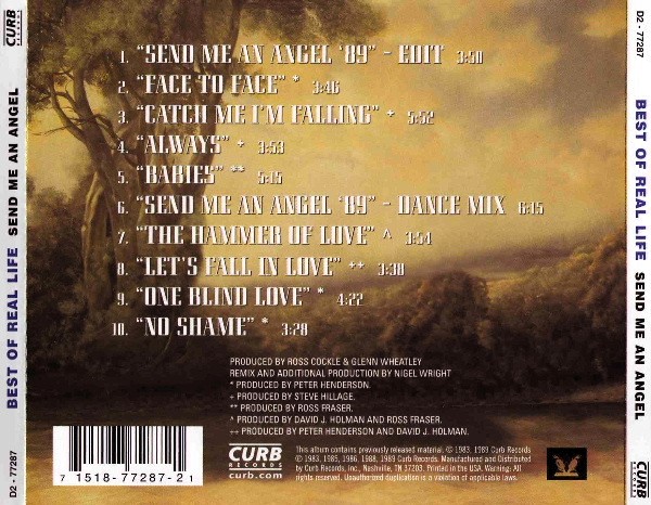 real life trasera Real Life – Best Of Cd (Extended Versions)