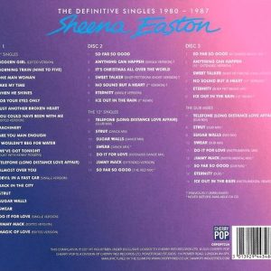 Sheena Easton – The Definitive Singles 1980 - 1987 Cd (Bonus Tracks - 12")