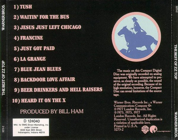 ZZ Top – The Best Of ZZ Top Cd