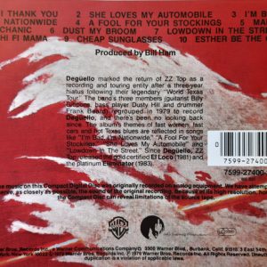 ZZ Top – Degüello Cd