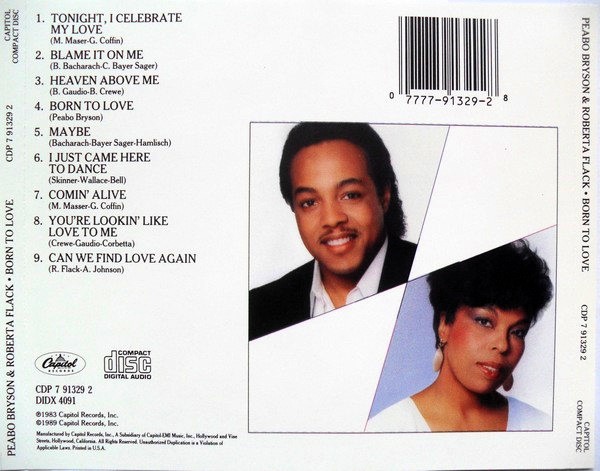 PEABO trasera Peabo Bryson & Roberta Flack – Born To Love Cd