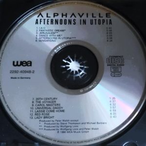 Alphaville – Afternoons In Utopia Cd
