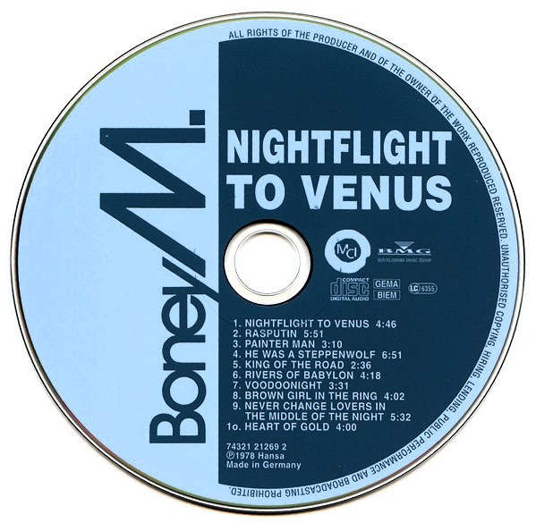Boney M. – Nightflight To Venus Cd