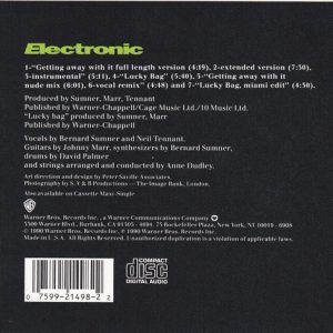 Electronic – Getting Away With It... Cd Maxi-Single!