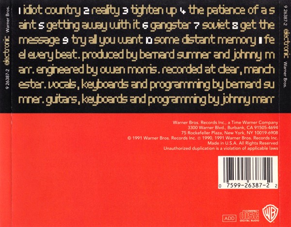 Electronic – Electronic Cd
