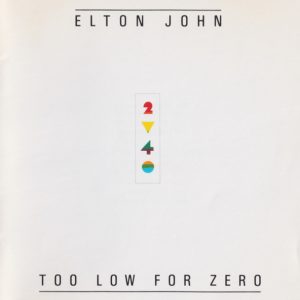 Elton John – Too Low For Zero Cd