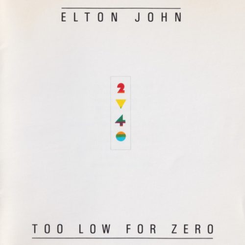 Elton John – Too Low For Zero Cd