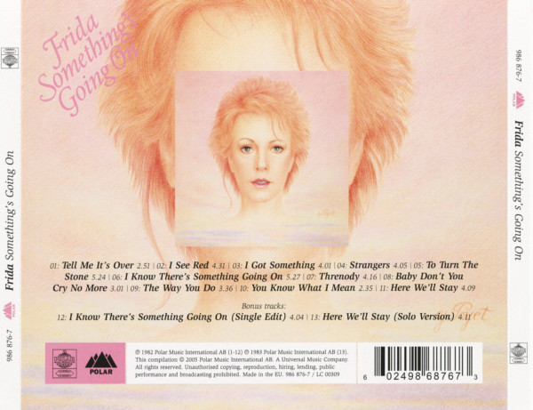 frida trasera Frida – Something's Going On Cd (Bonus Tracks)