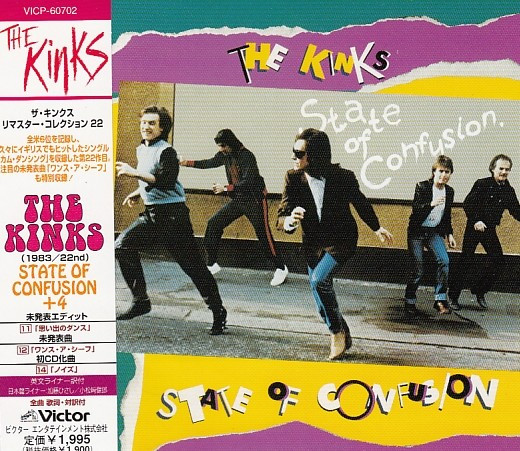 kinks state frontal The Kinks – State Of Confusion Cd Japonés (Bonus Tracks)